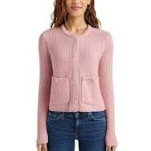 Splendid Pink Cotton Cardigan NWT